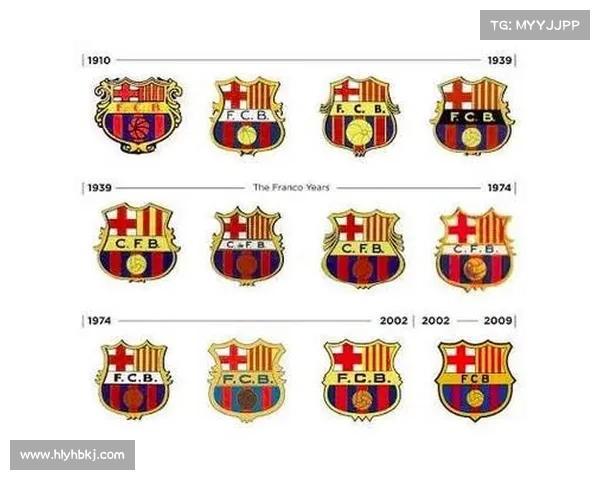 巴塞罗那足球队徽更换历史与时间分析及相关背景解读
